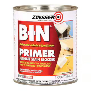 Zinsser 1 qt. White B-I-N Shellac-Based Interior Primer and Sealer 00904 - The Home Depot | The Home Depot