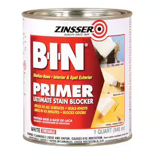 Zinsser 1 qt. White B-I-N Shellac-Based Interior Primer and Sealer 00904 - The Home Depot | The Home Depot