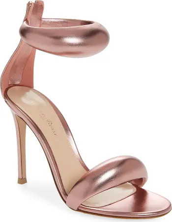 Gianvito Rossi Bijoux Metallic Leather Sandal | Nordstrom | Nordstrom