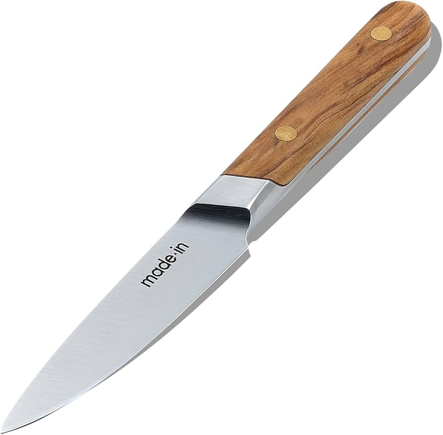Made In Cookware - 4" Paring Knife - Crafted in France - Full Tang With Olive Wood Handle | Amazon (US)