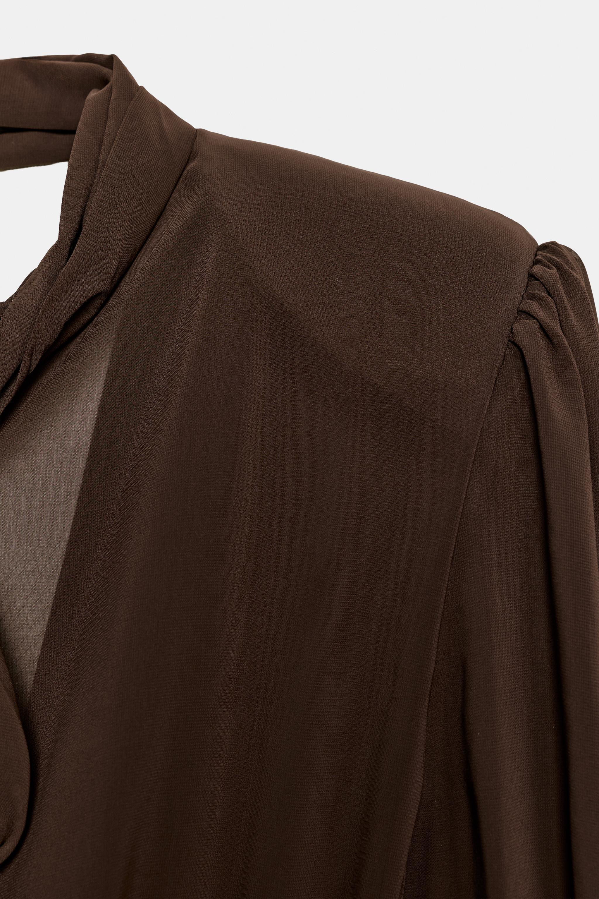 SHORT DRESS WITH MATCHING DETAIL | Zara US