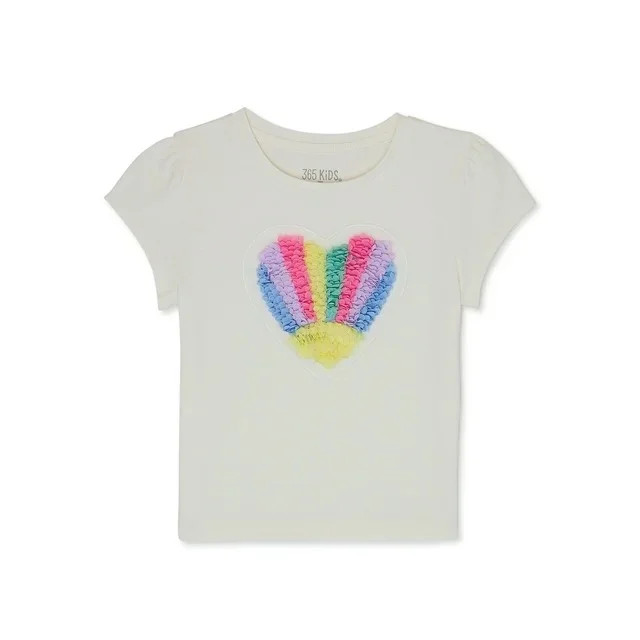 365 Kids From Garanimals Girls Puff Sleeve Tee Sizes 4-10 | Walmart (US)