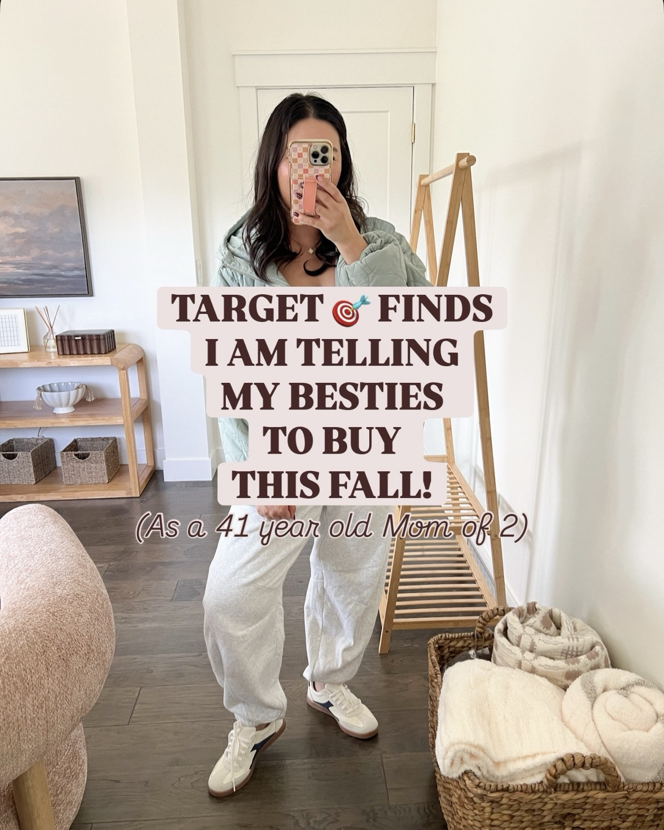 Target Fall Outfits 
Green Jacket: Medium
Barrel Sweatpants: Medium 

fall fashion, fall outfits, women’s fashion, Target fall outfits, trendy fashion, mom style, chic style 

#LTKStyleTip #LTKSeasonal