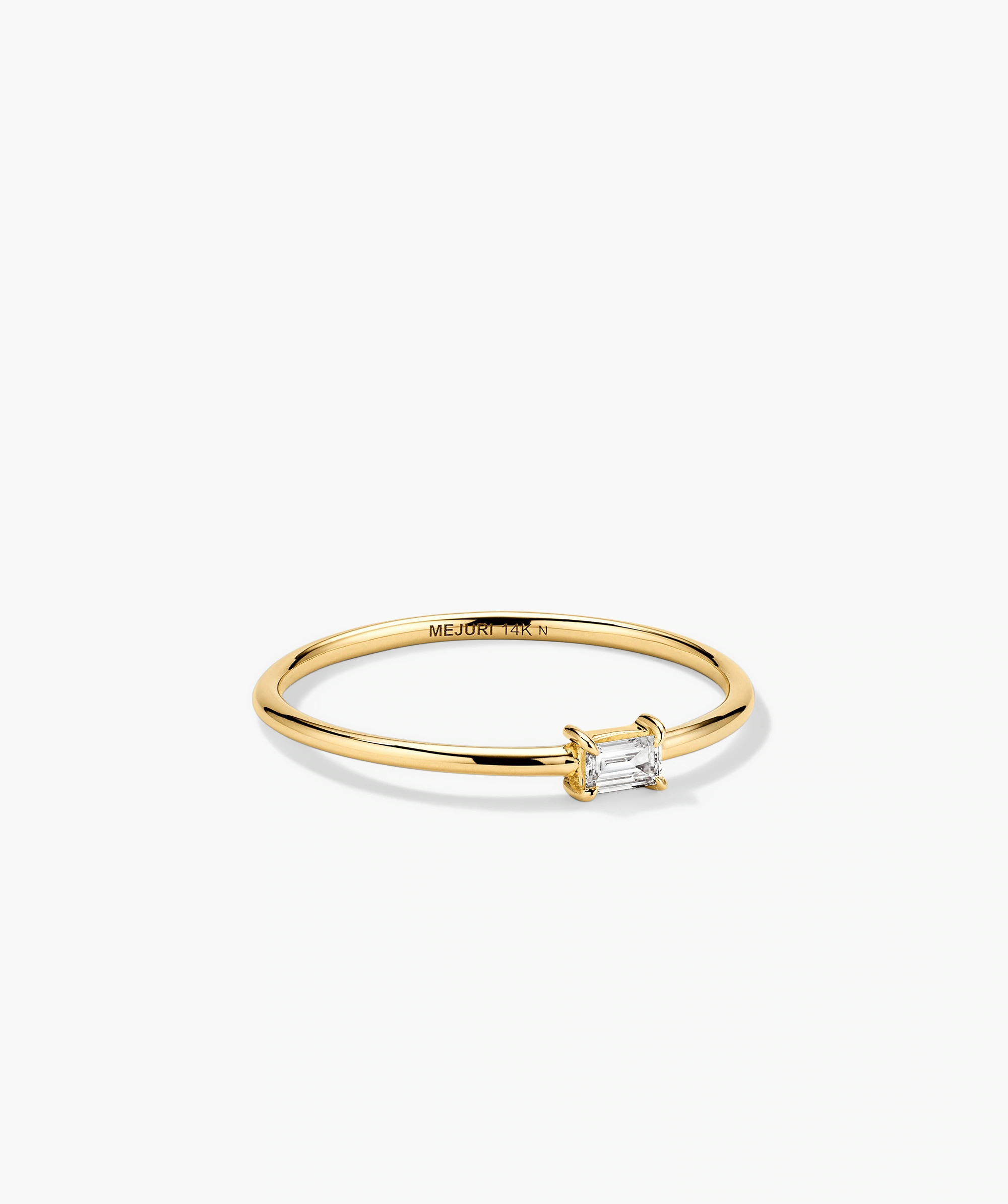 Baguette Stacker Ring | Mejuri Fine Crew