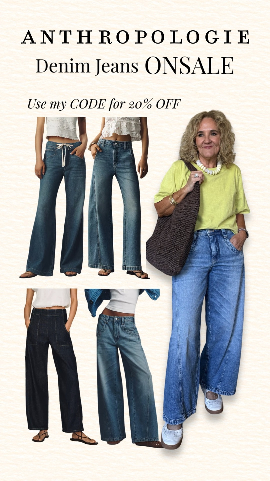 ✨ Save 20% off orders of $100+ at Anthropologie with code NANETTE20. 

Denim lovers, this is the sale to shop! Anthropologie has so many flattering jean styles, from relaxed drawstring denim to wide-leg, trouser, and carpenter silhouettes. If you've been wanting to refresh your denim collection, now is the perfect time.

💡 LTK MADE EASY
❤️ Heart = Support my posts!
🔖 Save = Get sale & restock alerts
📋 Lists = Keep favorites organized
📲 Share = Send lists and products to a friend. Hello, Christmas List!
💬 Comment = Ask me anything about sizing or fit. :-)

#LTKootd #LTKSeasonal #LTKSaleAlert