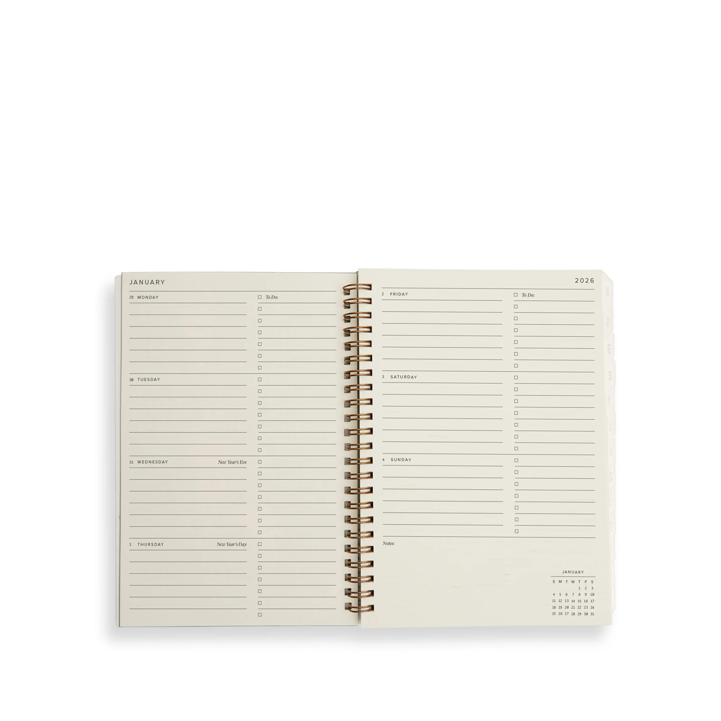A5 2026 Snap Planner | Leatherology