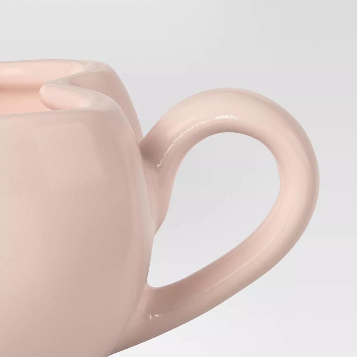 9.8 fl oz Stoneware Figural Latte Heart Mug - Threshold™ | Target