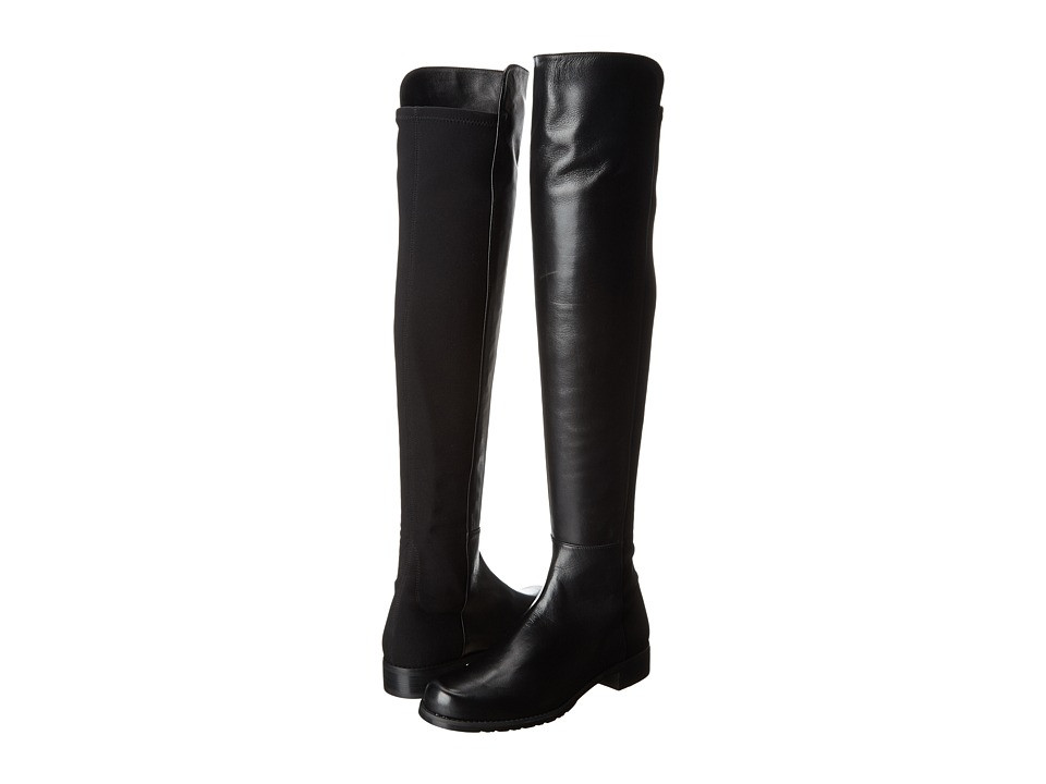 Stuart Weitzman - 5050 (Black Nappa Leather) Women's Pull-on Boots | Zappos