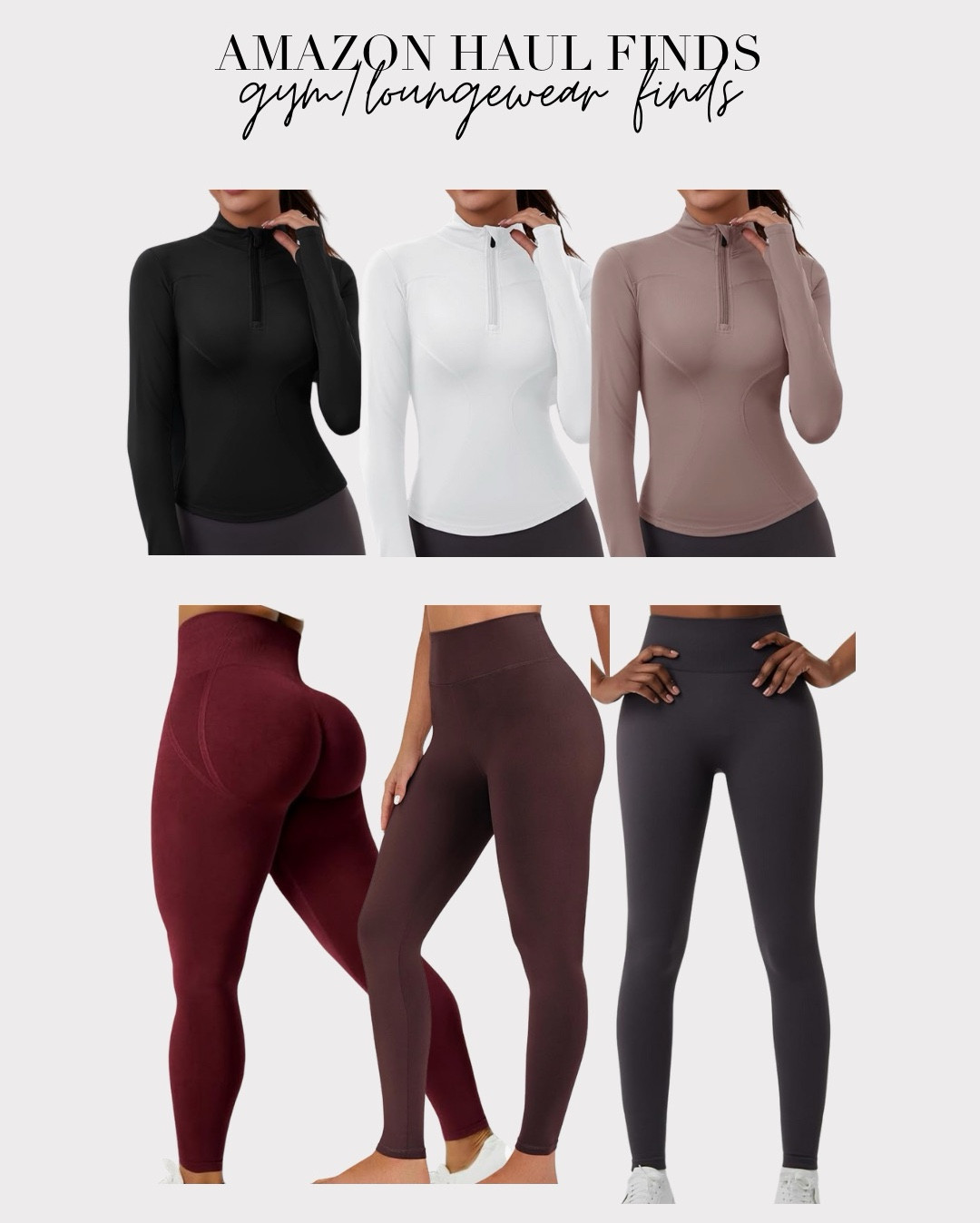 Girls I am SHOOK! I’m not going to lie I wasn’t expecting wonders I don’t know why but I wasn’t and OMG these leggings and top are soooo good for the price point! 

Everything is on the new Amazon Haul feature on Amazon and I’ll pop links because there’s sooo much on there for less than £20!! I’ve pulled together my fave gymwear bits AND some stocking fillers for girls! 

AD, @amazonuk and #AmazonHaulUK 

#LTKuk #LTKstyletip #LTKwinter