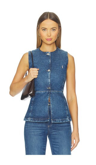 Icon Denim Lola Denim Vest. - size S | Revolve Clothing (Global)