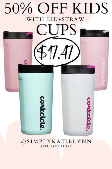 50% off kids cups with lid and straw!

#LTKkids #LTKsalealert #LTKfamily