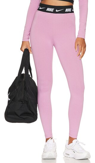 Nike Nike NSW High Waisted Legging in Pink. - size M (also in L, S, XS) | Revolve Clothing (Global)