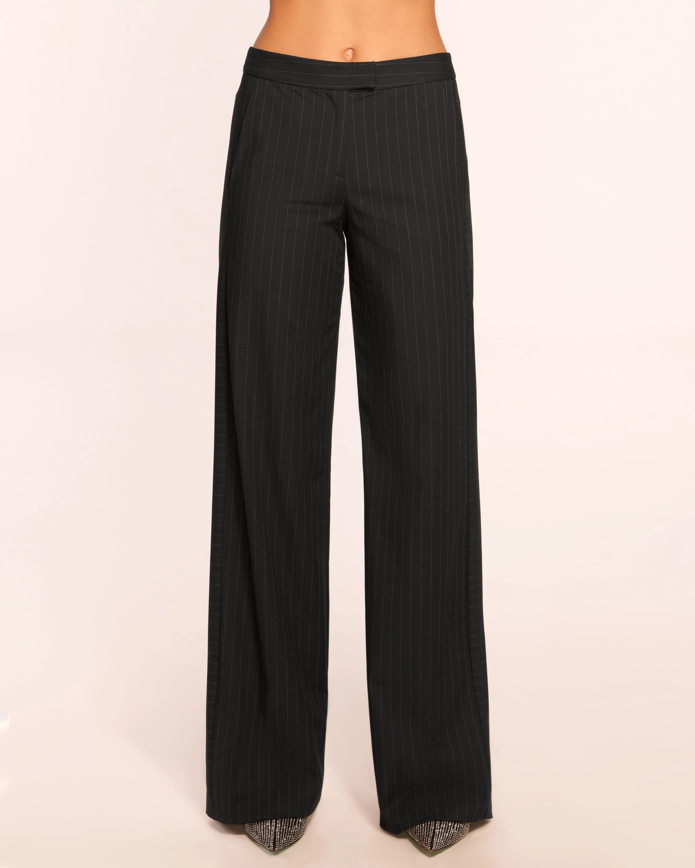Barbara Pinstripe Trouser | Ramy Brook