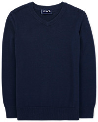 Kids V Neck Sweater - blue | The Children's Place