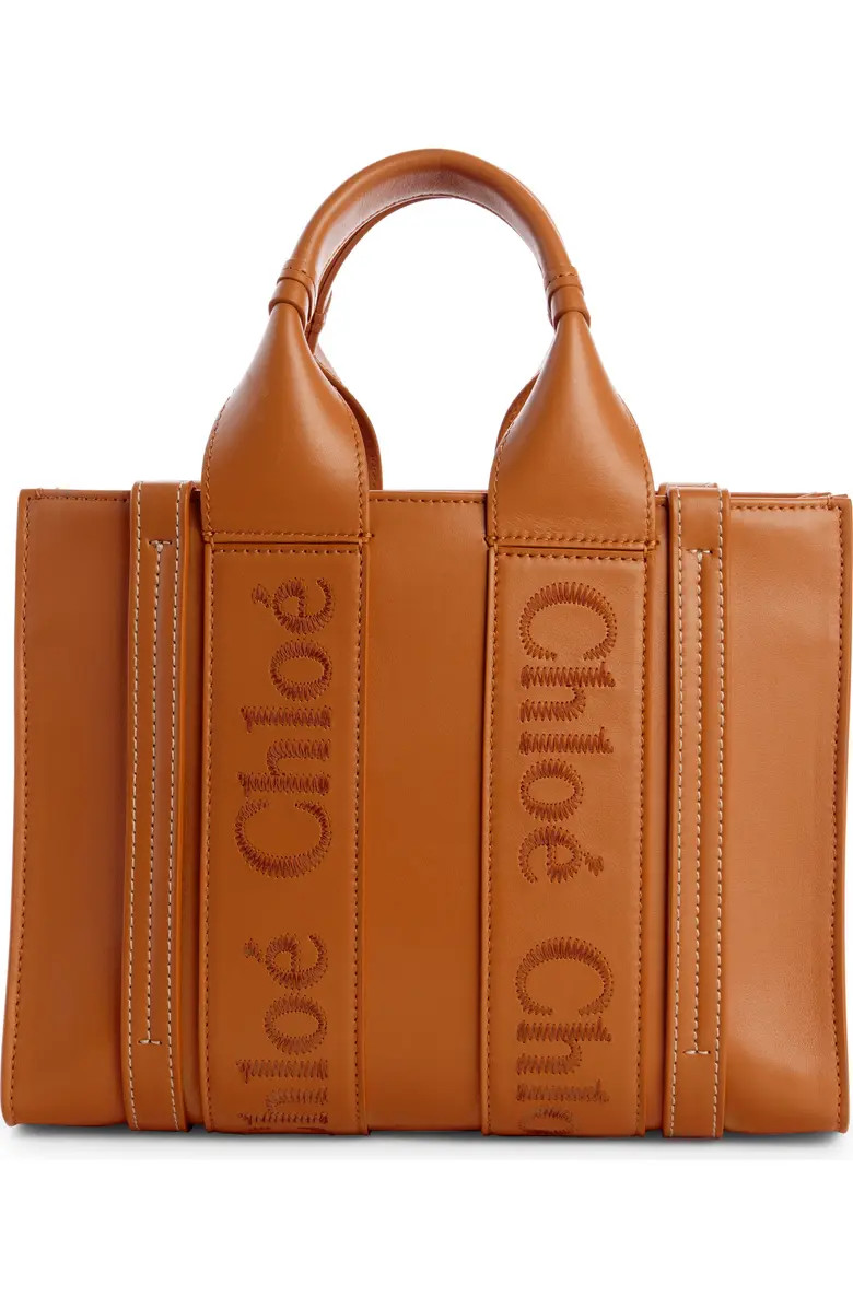 Small Woody Leather Tote | Nordstrom