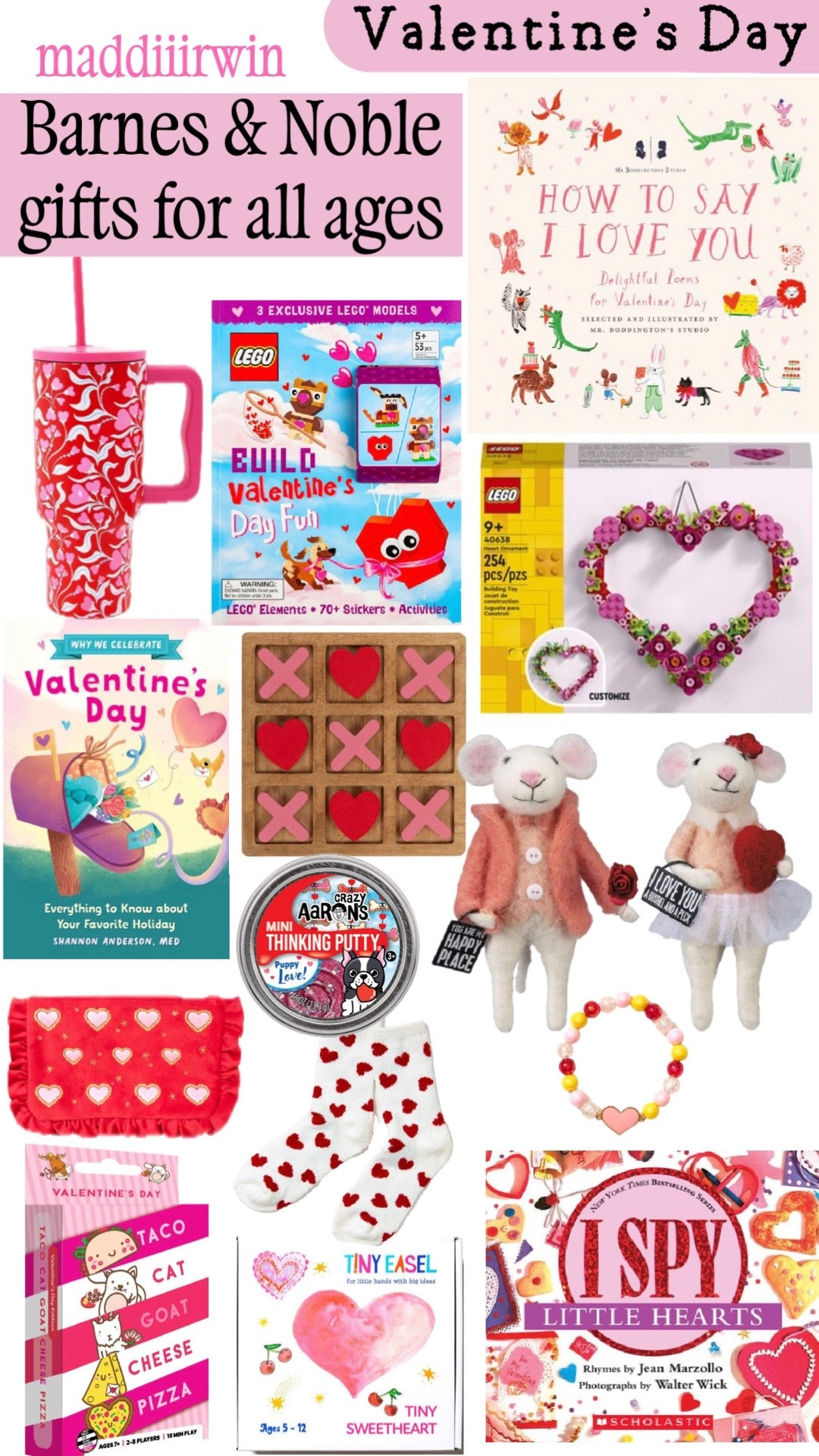 If you’re looking for last minute Valentine’s Day finds- Barnes & Noble is a great place to shop the cutest gift ideas. From babies to teens- there’s something for everyone & a book about love to go along with it. I’m sure you’ll find something for yourself too!

#LTKValentine #LTKKids #LTKBaby