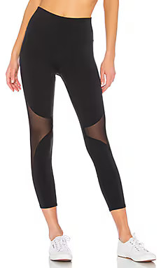 alo High Waist Coast Capri Legging in Black from Revolve.com | Revolve Clothing (Global)
