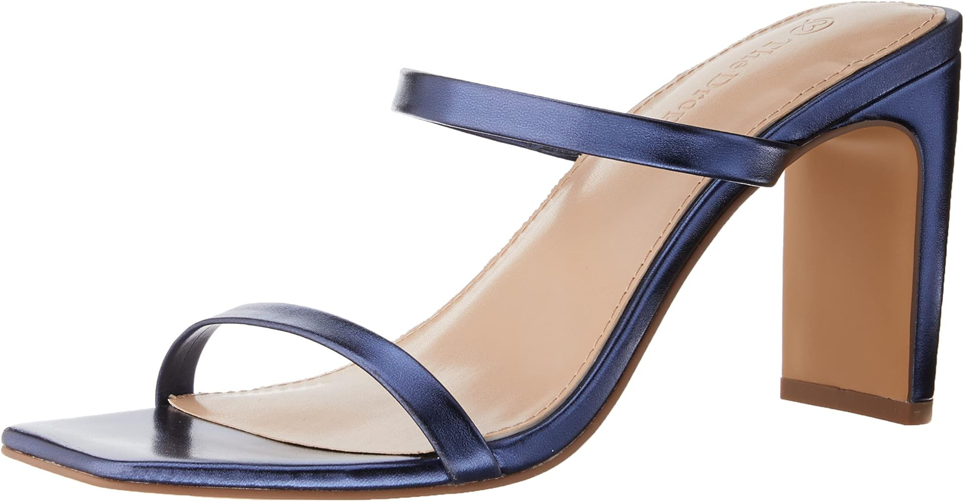 The Drop Women's Avery Square Toe Two Strap High Heeled Sandal | Amazon (US)