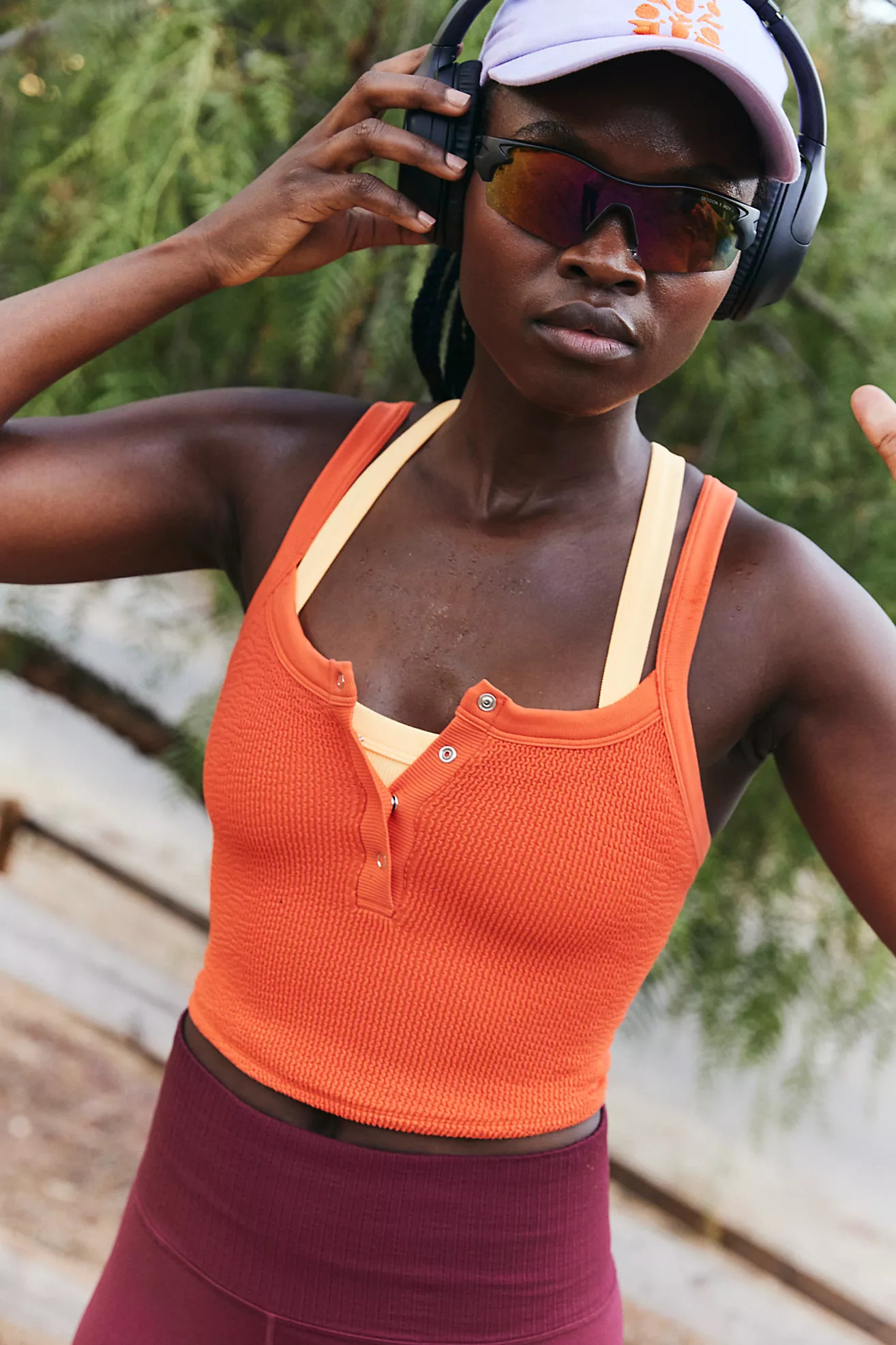 All Clear Scrunched Henley Tank | Free People (Global - UK&FR Excluded)