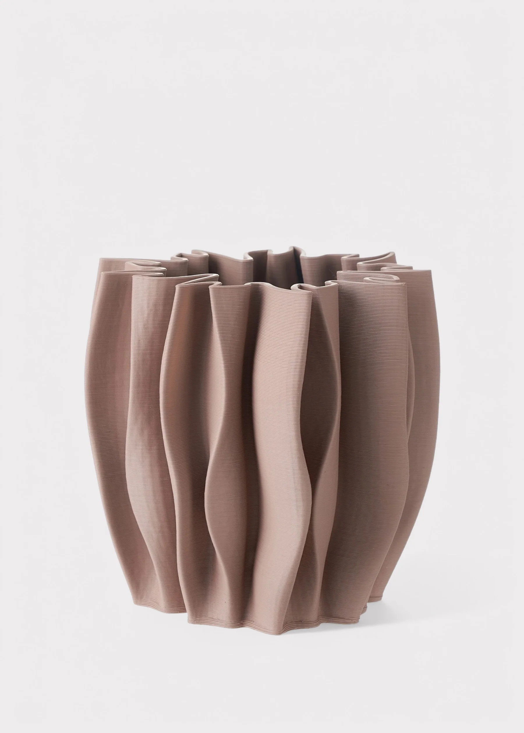 Textured Ceramic Vase in Mauve Red | Shop Unique Vases at Afloral | Afloral