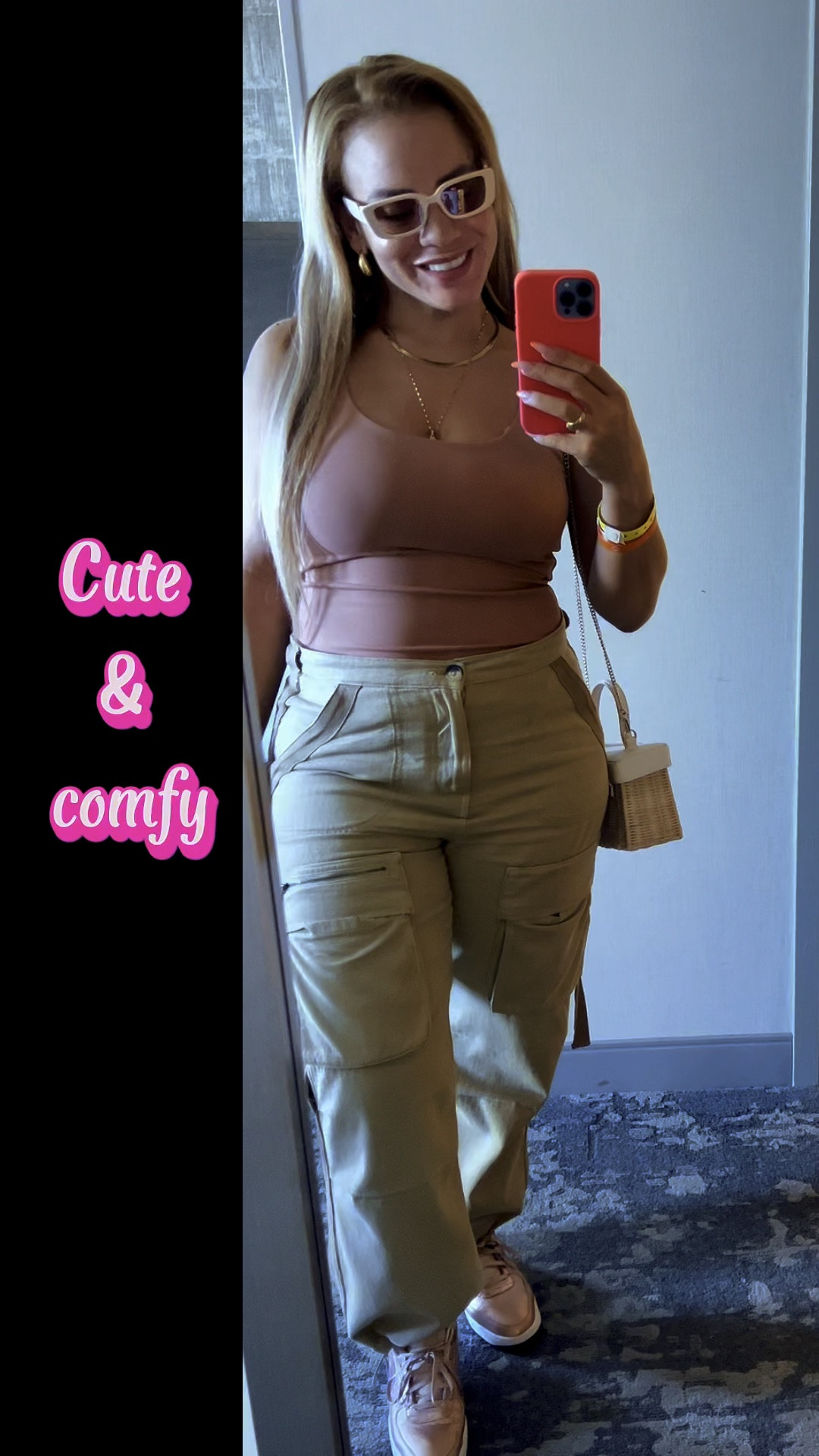 Sightseeing #Outfitoftheday Gotta love great Cargo pants that you can dress up and dress down! Accessorize with your favorite jewels, bag & shoes! 🫶🏽🥰
.
.
#CargoPants #Parachutepants #vacaywear #Vacationlook #Travel #Summer2024 #Tampa #Florida #cargos #summertrends #kicksoftheday #Latina #Influencer #LTKFindsunder100

#LTKstyletip #LTKtravel #LTKActive