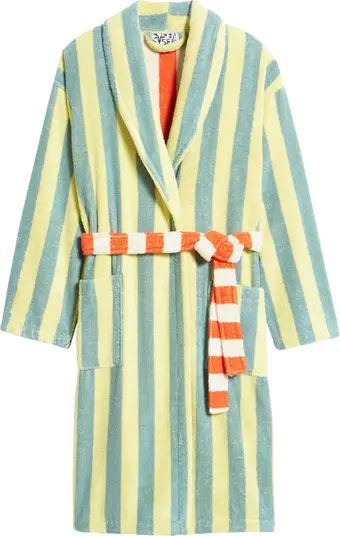 Dusen Dusen Stripe Cotton Bathrobe | Nordstrom | Nordstrom