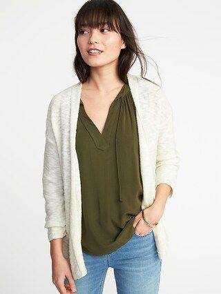 Open-Front Curved-Hem Sweater for Women | Old Navy US