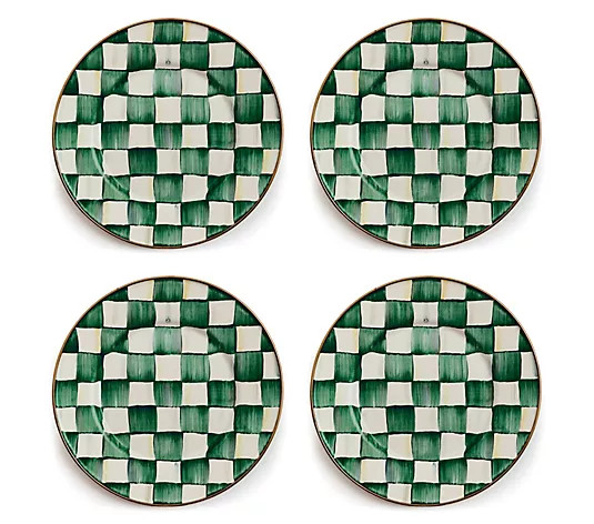 MacKenzie- Childs Set of 4 Salad Plates | QVC