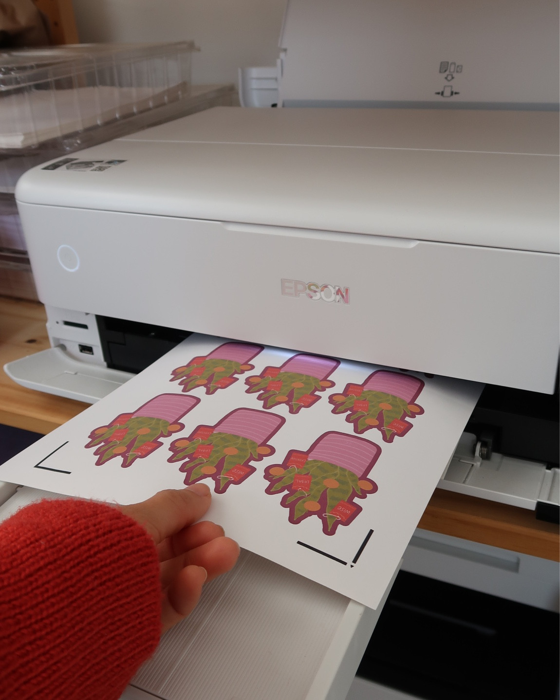 This printer prints such vibrant clear colors!