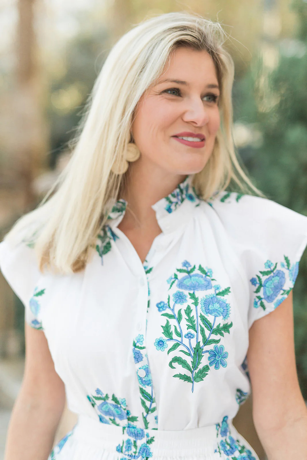 Bays Ruffle Blouse | Spring Bud | Victoria Dunn 