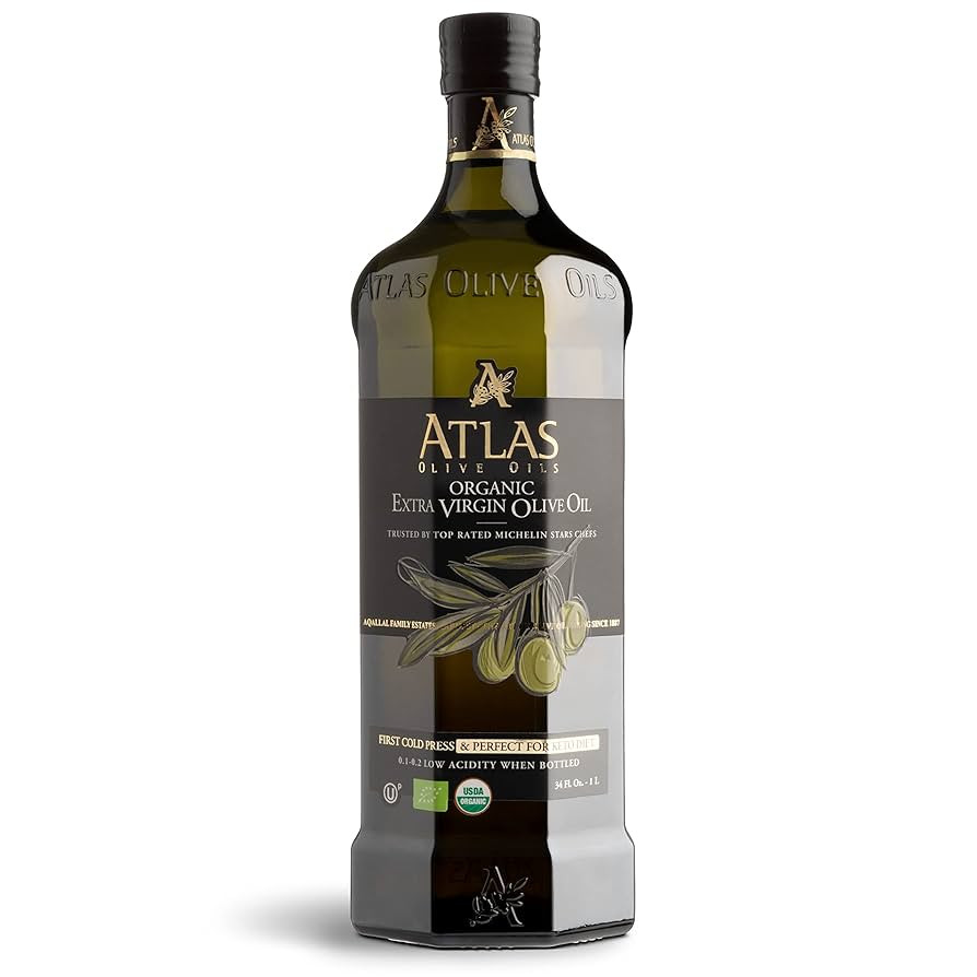 Atlas 1 LT Cold Press Extra Virgin Olive Oil with Polyphenol Rich from Morocco | Newly Harvested ... | Amazon (US)