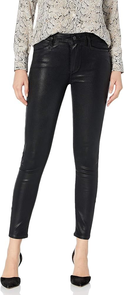 PAIGE Women's Hoxton Coated Ankle Jeans | Amazon (US)