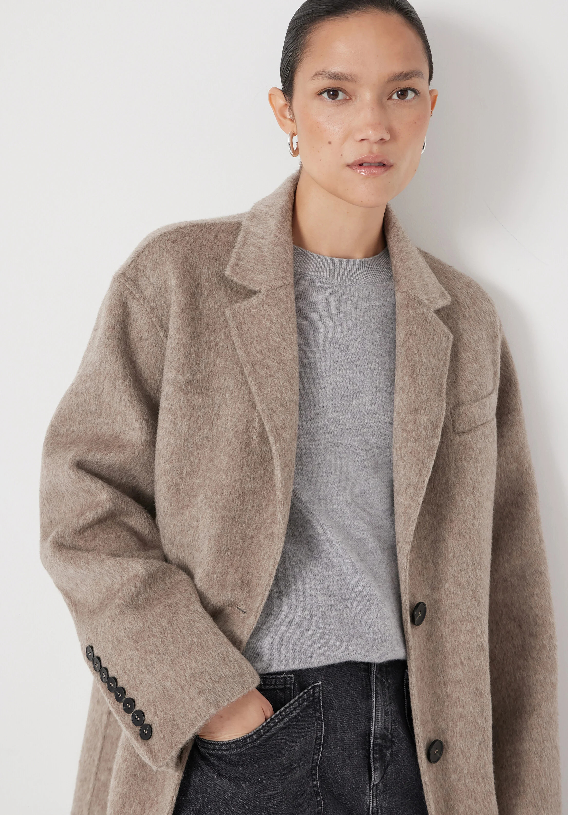 Pure Wool Double Faced Blazer | Hush UK