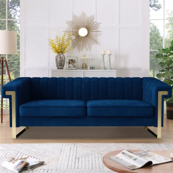 Frabasilio 83.86'' Chesterfield Sofa | Wayfair North America