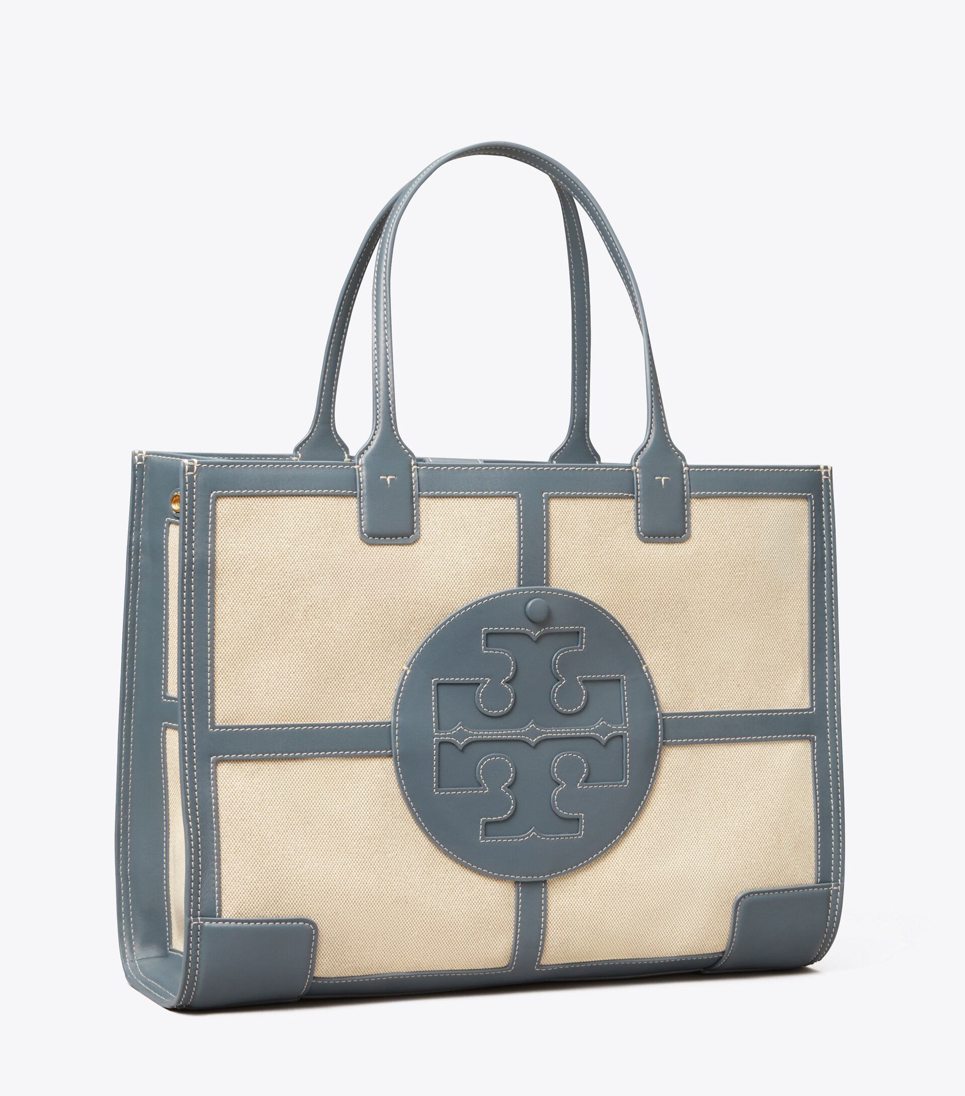 Ella Canvas Quadrant Tote Bag | Tory Burch (US)