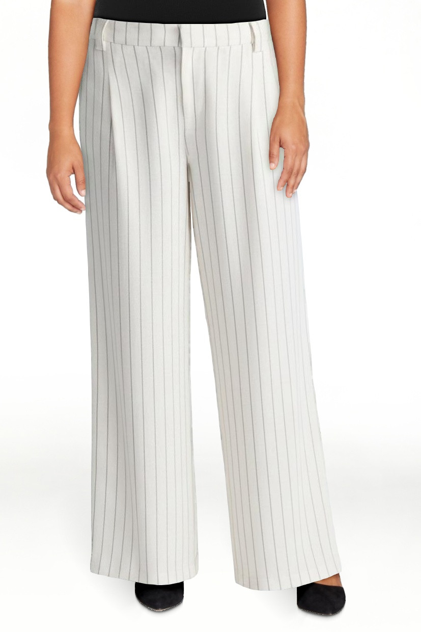 Scoop Women’s Pleated Barrel Pants, 25'' Inseam, Sizes 0-26W | Walmart (US)
