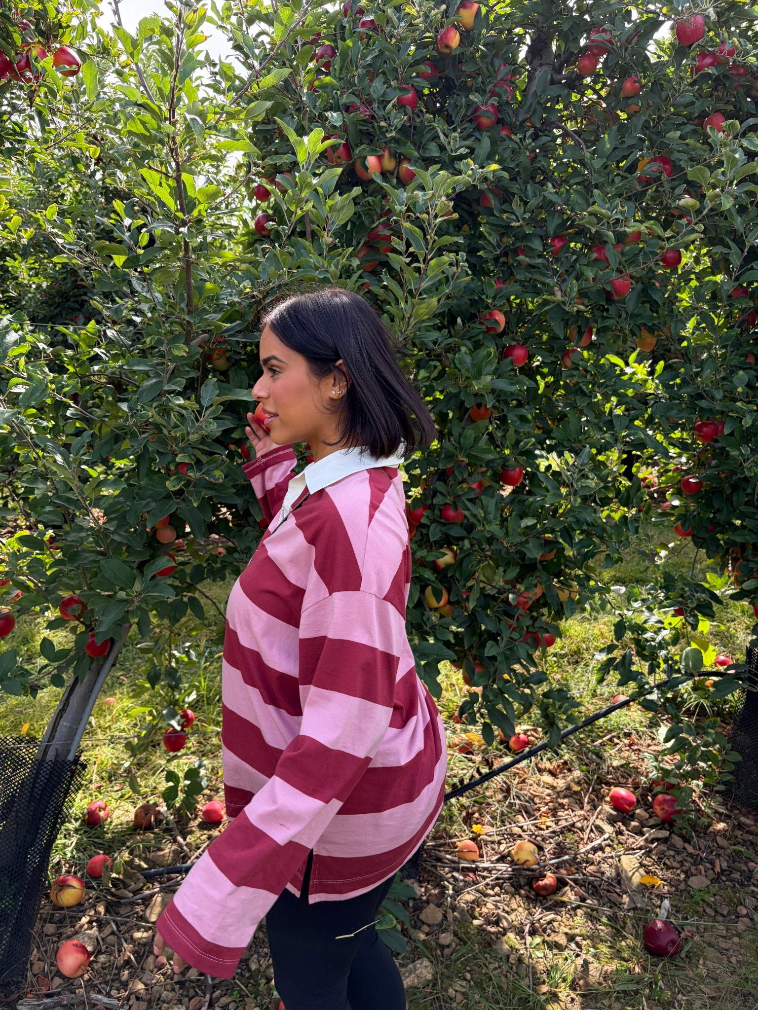 Pink rugby stripe oversized shirt 🩷

#LTKStyleTip