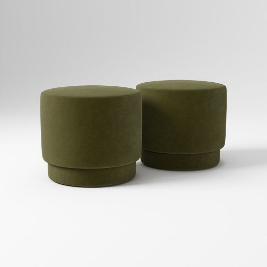 Viv Swivel Ottoman | West Elm (US)