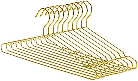 Nature Smile17.7 inches Heavy Duty Gold Metal Coat Hangers, Space Saving Wire Hangers, Metal Clot... | Amazon (US)