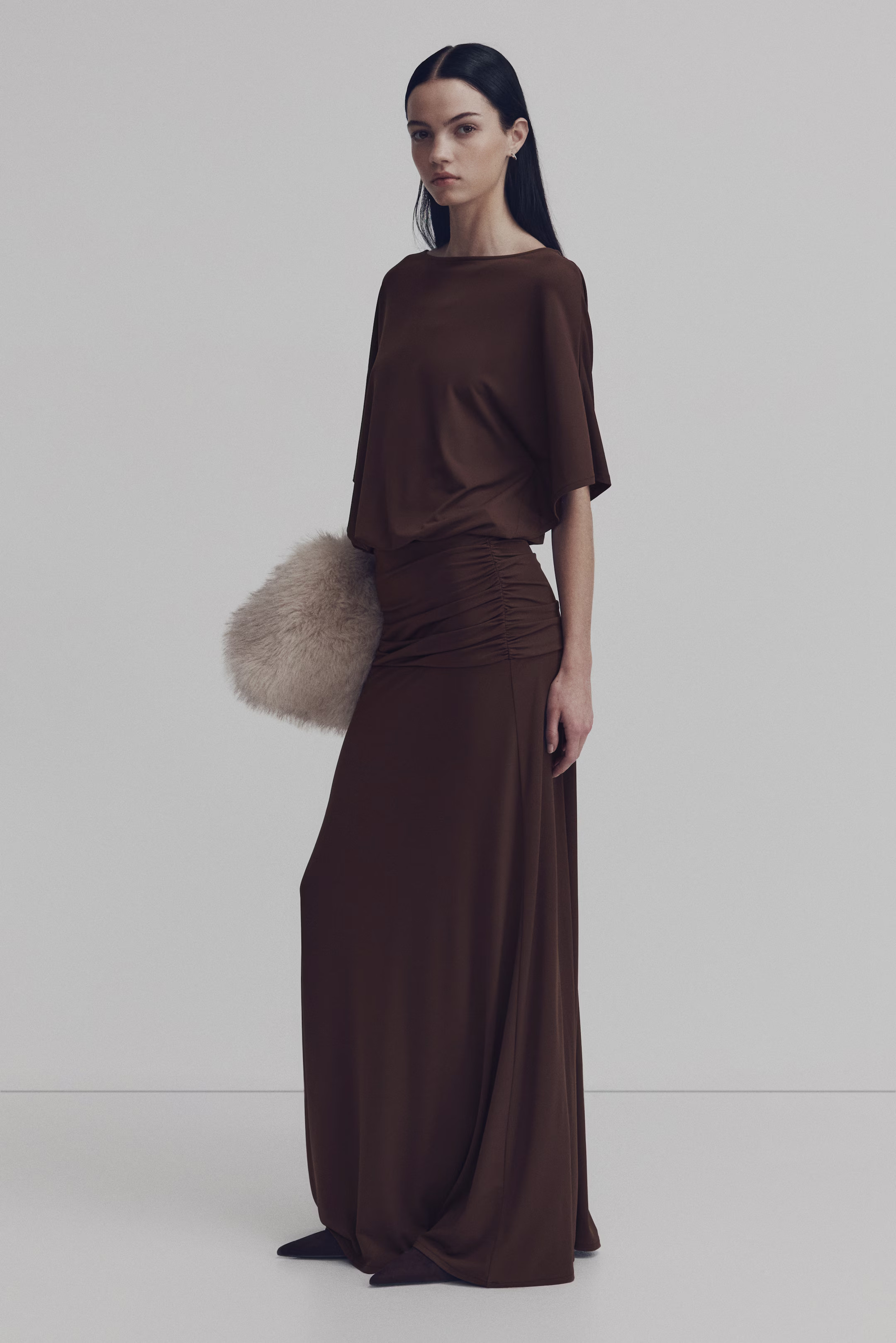 Gedrapeerde maxi-jurk | H&M (DE, AT, CH, NL, FI)