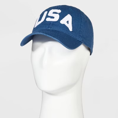 Men's Blue USA Americana Hat | Target
