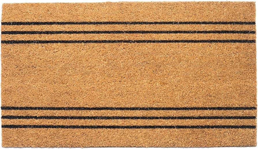 Welcome Doormats, Natural Coco Coir Mats with Non-Slip PVC Backing, Indoor Outdoor Mats for Home ... | Amazon (US)
