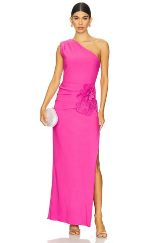 Janelle Gown in Fuchsia | Revolve Clothing (Global)