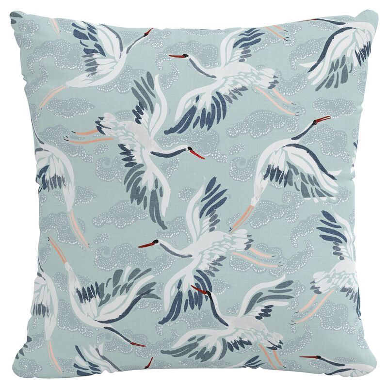 Cranes Outdoor Pillow | One Kings Lane