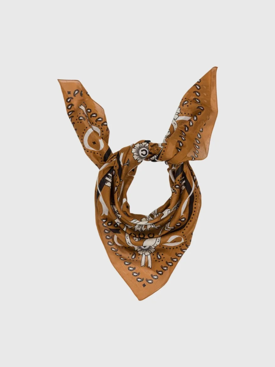 Maison Lecomte Flament Jumping Cotton Scarf | Saint Bernard