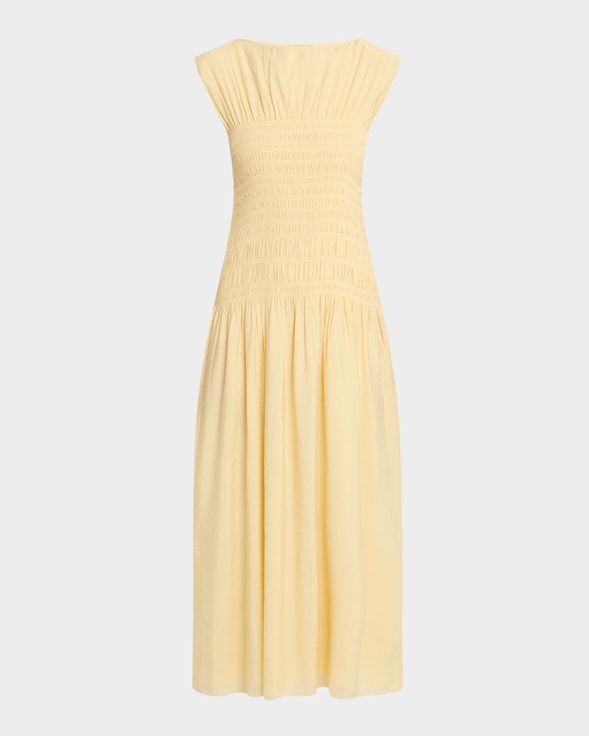 Skye Smocked Drop-Waist Dress | Neiman Marcus