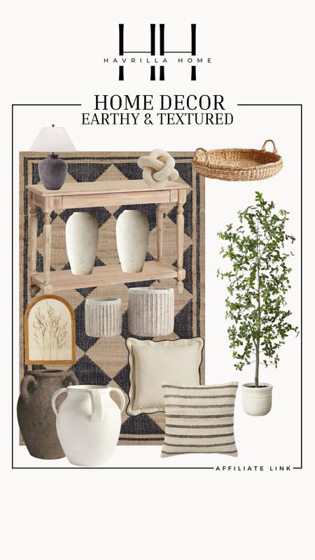 Earthy and textured home decor, home decor, living room decor, earthy home, organic home, modern home, ceramic vases, entryway table, faux tree, home decor, styling elements. Follow @havrillahome on Instagram and Pinterest for more home decor inspiration, diy and affordable finds home decor, living room, bedroom, affordable, walmart, Target new arrivals, winter decor, spring decor, fall finds, studio mcgee x target, hearth and hand, magnolia, holiday decor, dining room decor, living room decor, affordable home decor, amazon, target, weekend deals, sale, on sale, pottery barn, kirklands, faux florals, rugs, furniture, couches, nightstands, end tables, lamps, art, wall art, etsy, pillows, blankets, bedding, throw pillows, look for less, floor mirror, kids decor, kids rooms, nursery decor, bar stools, counter stools, vase, pottery, budget, budget friendly, coffee table, dining chairs, cane, rattan, wood, white wash, amazon home, arch, bass hardware, vintage, new arrivals, back in stock, washable rug, fall decor

#LTKHome #LTKFindsUnder100 #LTKStyleTip