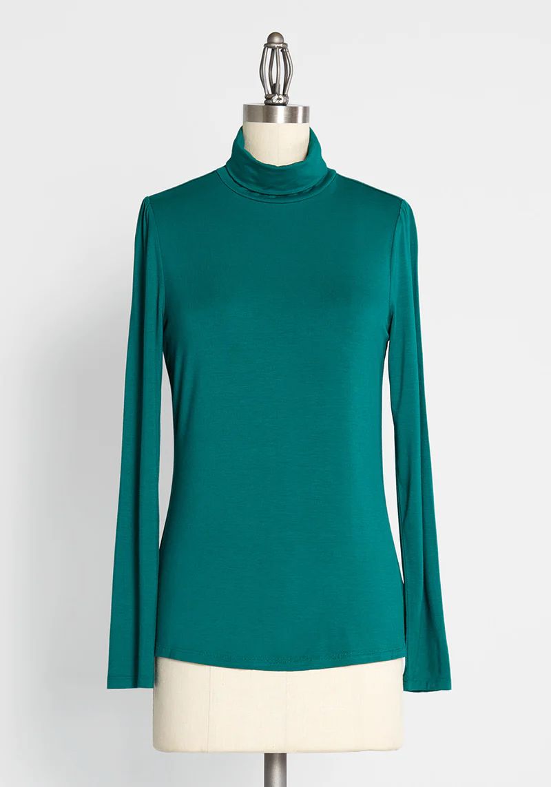 Classic and Cozy Turtleneck Top | ModCloth