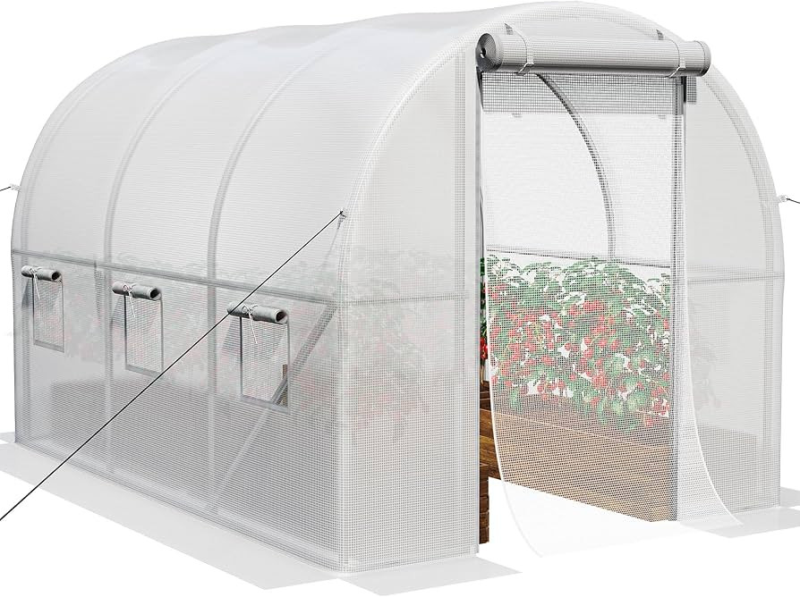 YITAHOME 10x6.5x6.5ft Greenhouses Large Walk-in Green House Heavy Duty Tunnel Green Houses Outdoo... | Amazon (US)
