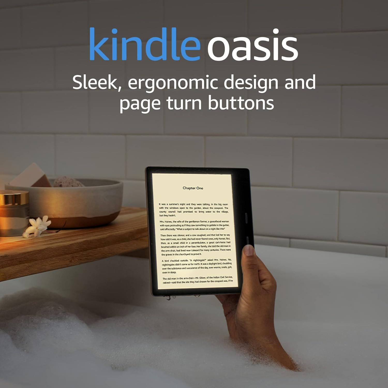 Kindle Oasis – With 7” display and page turn buttons | Amazon (US)
